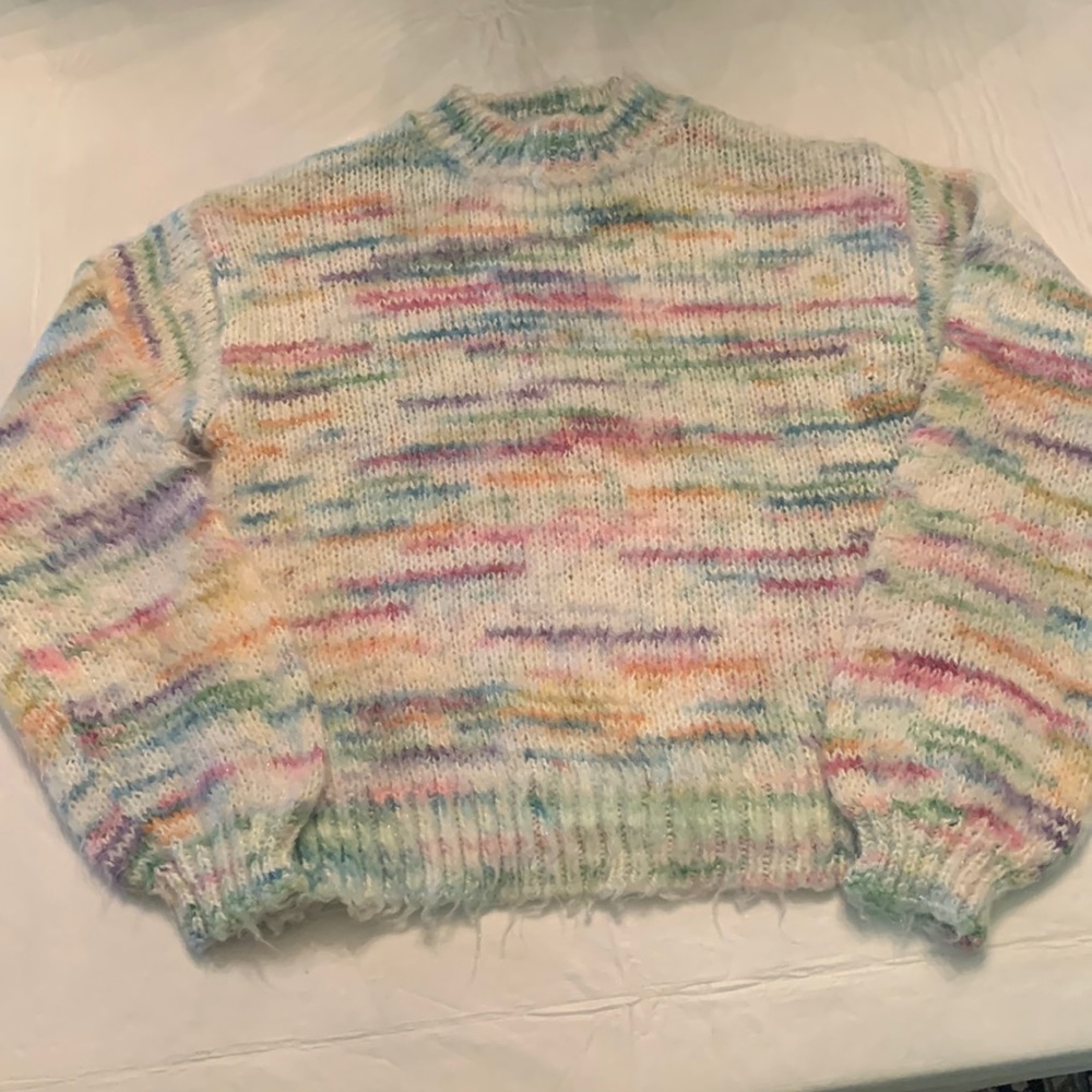 Vylette colorful Sweater. Size XS.
